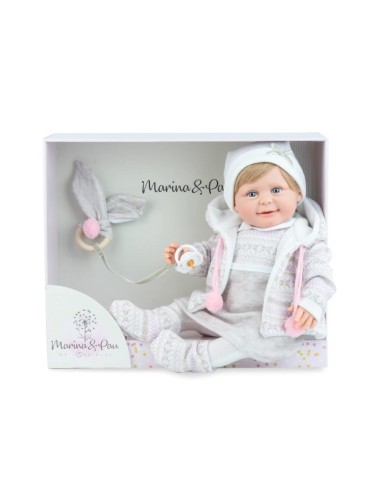 REBORN BAMBOLA 708 SUGAR WINTER ESTUCHE