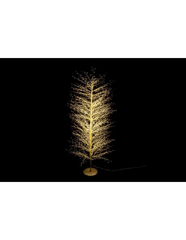 LUCI DI NATALE: vendita online Albero Microled Gold H210 cm 2400 LED Bianco Caldo di Natale - La Magia di Natale a casa tua i...