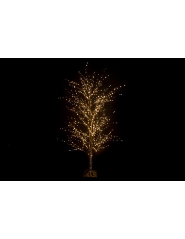 LUCI DI NATALE: vendita online Albero Microled Nero H180 cm 1150 LED Bianco Caldo di Natale - La Magia di Natale a casa tua i...