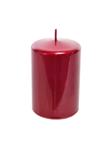 CANDELA 51540 PILLAR GLASS ROSSA 12X8CM