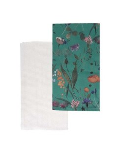 TEXTILE FLORA SET 2 TOVAGLIOLI 40X40