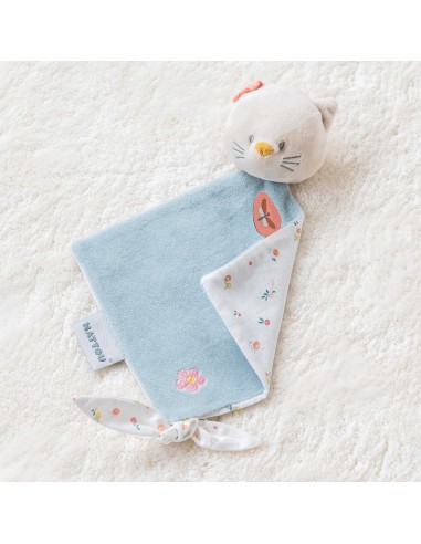 Nattou Mini Doudou per Neonato - Cotone e Velour, 28 cm, Azzurro | Shopincasa.it