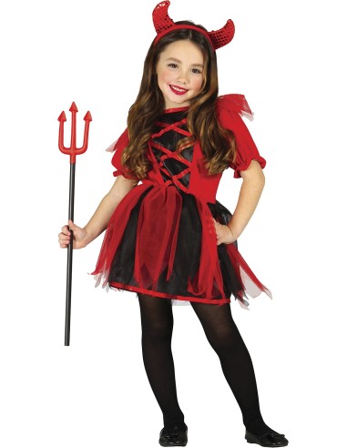 Costume Cute Devil con Cerchietto Taglia 7-9 Anni | Shop in Casa