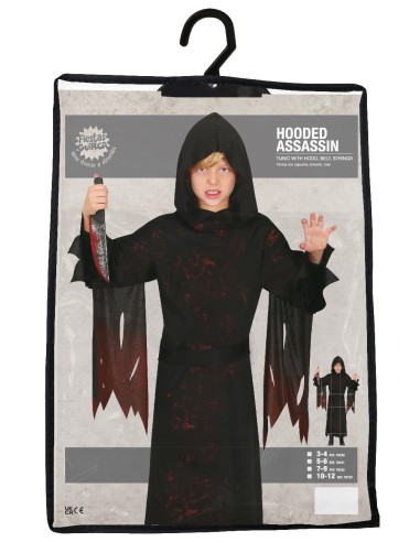 Costume Hooded Assassin 10-12 Anni | Shop in Casa