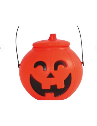 Zucca con Coperchio 17 cm Arancio per Halloween | Shop in Casa