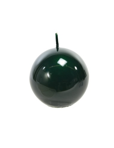 CANDELA SFERA 51762 GLASS D8CM VERDE