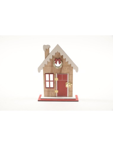 OGGETTISTICA NATALE: vendita online Decorazione Casa con Porta in Legno 17x23cm - La Magia di Natale nella tua casa in offerta