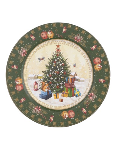 SOTTOPIATTO 138416 ALBERO NATALE 40CM PVC