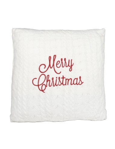 CUSCINO 139413 MERRY CHRISTMAS 40X40CM POLIESTERE