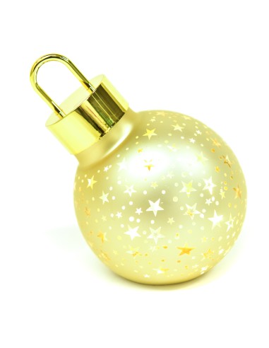 OGGETTISTICA NATALE: vendita online Sfera di Vetro con Luci 18x12x14,5cm - La Magia di Natale a Casa Tua in offerta