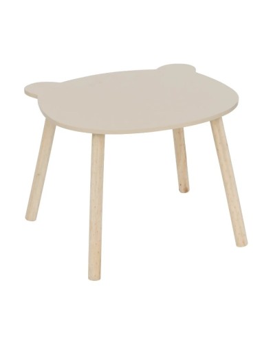 TAVOLI: vendita online Tavolo per Bambini Douceur Beige, D60 cm, Tavolino Rotondo, Robusto e Sicuro, Ideale per Attività e Gi...