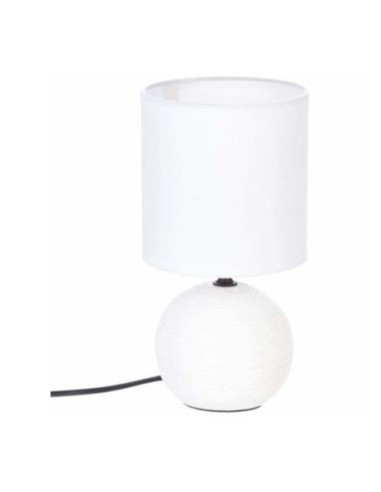 ILLUMINAZIONE: vendita online Lampada da Tavolo 116289K Timeo 13x25cm Bianco, lampada tavolo bianca, lampada moderna in offerta