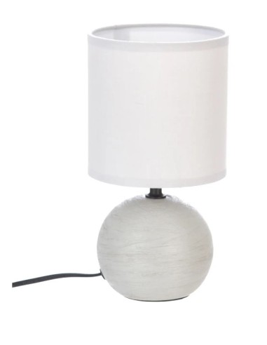 ILLUMINAZIONE: vendita online Lampada da Tavolo Timeo 13x25cm Bianco, lampada tavolo bianca, illuminazione moderna, lampada d...