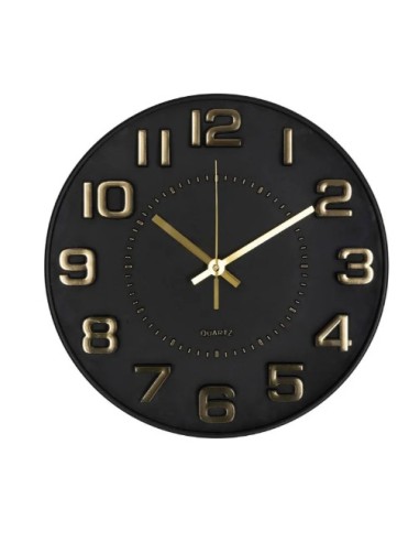 OROLOGI: vendita online Orologio da Parete Doris D30 cm, Nero, Stile Moderno, Minimalista ed Elegante, Perfetto per Ogni Ambi...