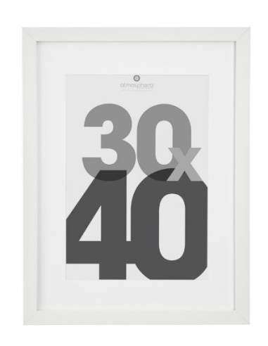 PORTAFOTO E CORNICI: vendita online Cornice Foto Éva 30x40 cm Bianco | Elegante Cornice in Legno per Arredo Casa in offerta