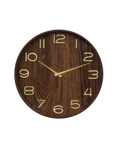 OROLOGI: vendita online Orologio Ivana D55cm Legno Scuro | Orologio da Parete Elegante in Legno Scuro in offerta