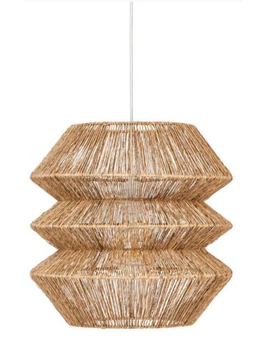 ILLUMINAZIONE: vendita online Lampadario Liza D38 cm, lampadario iuta e metallo, illuminazione boho, design naturale, lampada...