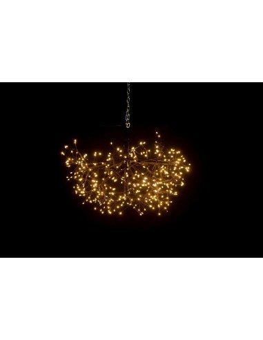 LUCI DI NATALE: vendita online Sfera MicroLED Nera D50cm con 912 LED Bianco Caldo - Porta a Casa la Magia di Natale in offerta