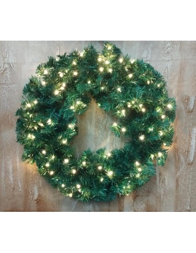 BOE E GHIRLANDE: vendita online Ghirlanda Verde D100cm con 200 Luci LED - La Magia di Natale a casa tua in offerta