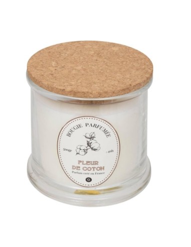 CANDELE: vendita online Candela Fiori di Cotone 500gr, profumo delicato, cera di qualità, candela grande, arredo casa, fragra...