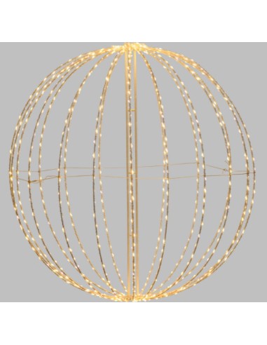 LUCI DI NATALE: vendita online Sfera di Natale 720 MicroLED Bianco Caldo/Flash 74CM - La Magia di Natale brillante! in offerta