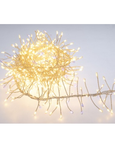 LUCI DI NATALE: vendita online Catena di Natale 600 Microled Bianco Caldo/Flash - La Magia di Natale per la tua casa! in offerta