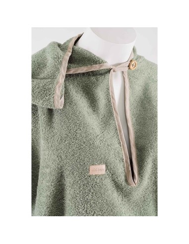 Poncho Mamma in Spugna Bamboo Verde - Shopincasa.it