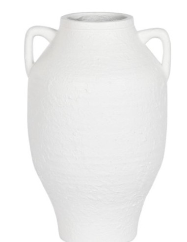 VASO JR212412 FIBRA DI VETRO 30X30X46CM BIANCO