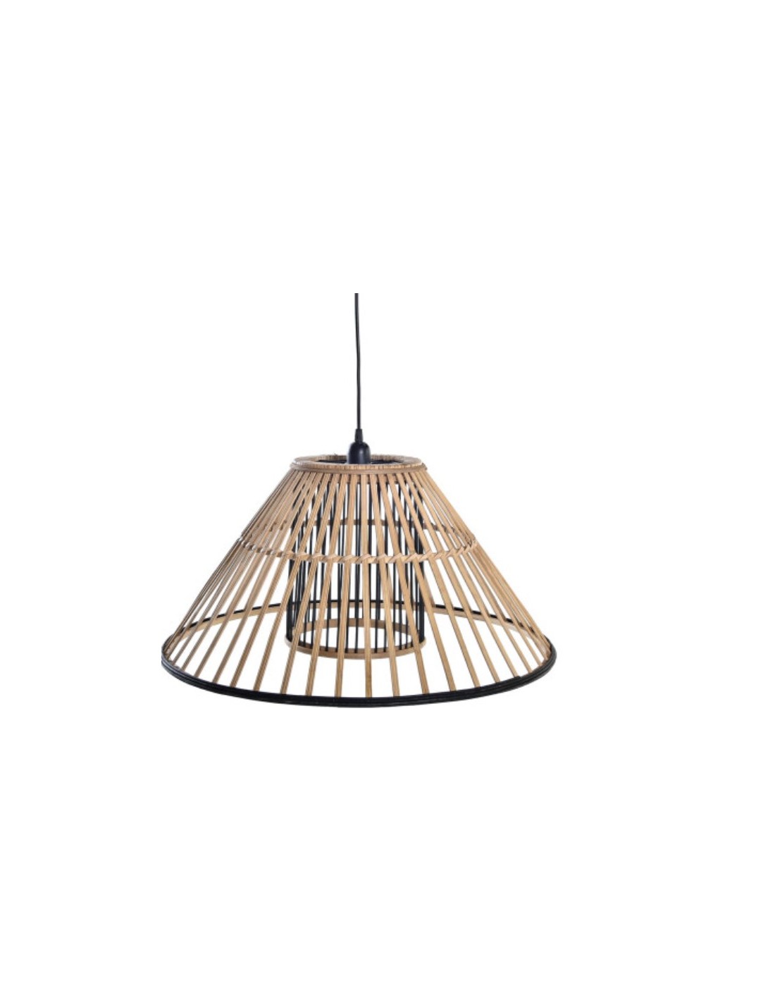 LAMPADARIO LA197137 BAMBOO 63X63X31CM NATURALE