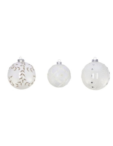 SFERA 105759 VETRO D12CM BIANCO ASSORTITO