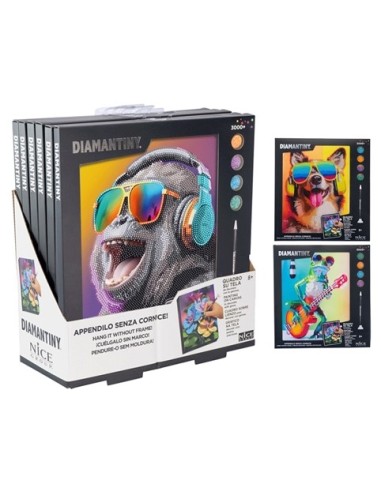 DIAMANTINY 96575 QUADRO ANIMALI ASSORTITI