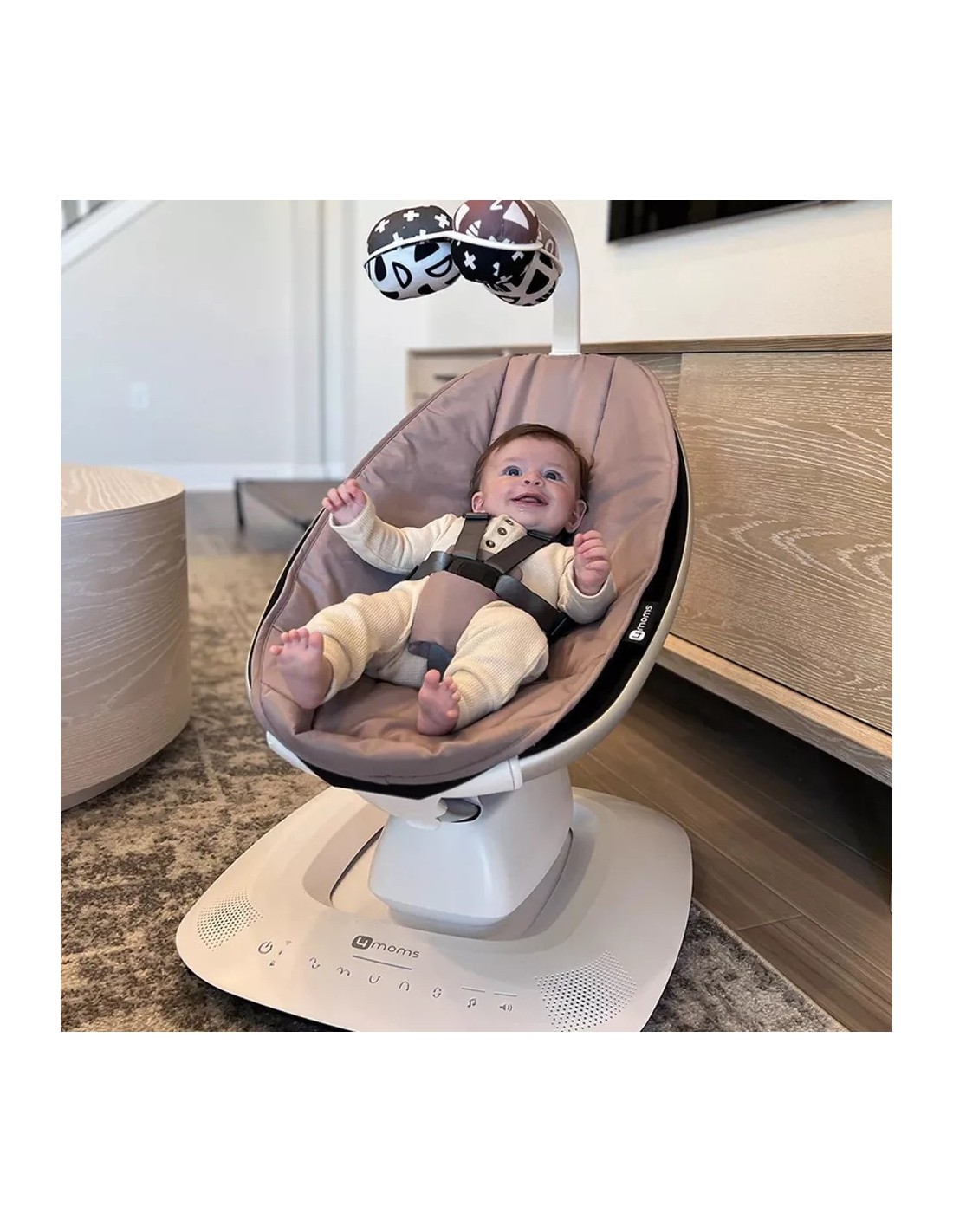 4moms mamaRoo Baby Swing con Bluetooth e 5 Movimenti - Colore Rosewood | shopincasa.it