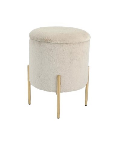 POUF 106328 MARVY VELLUTO MARRONE 42X53,5CM