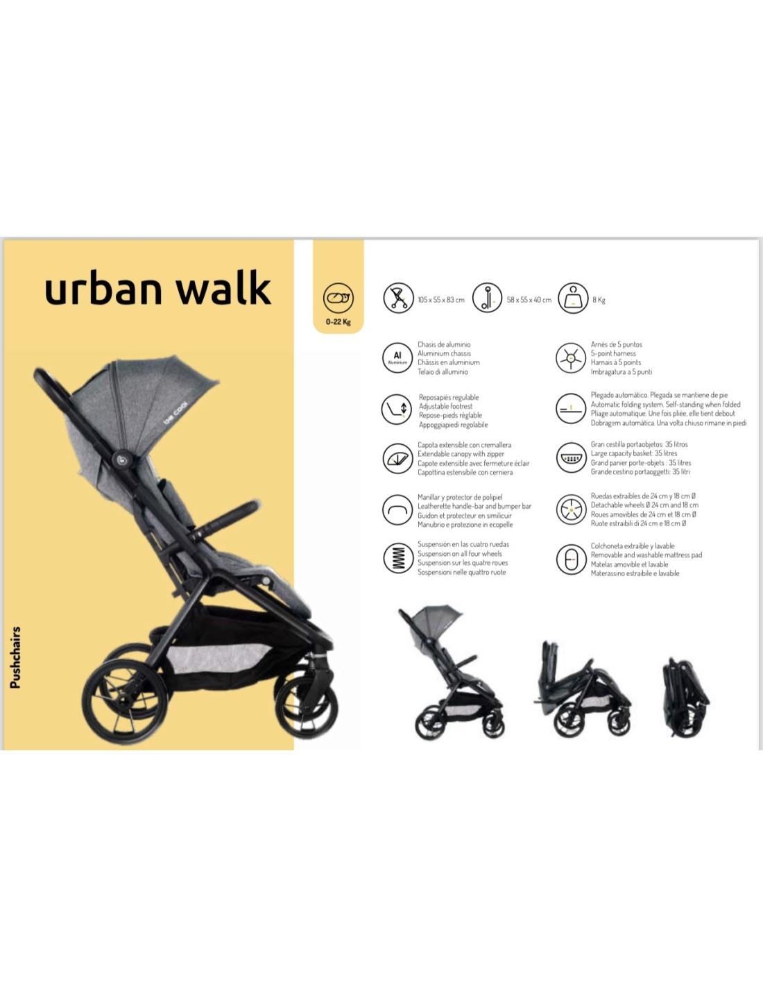 Janè Passeggino Urban Walk Beteal - Leggero e Versatile | Shopincasa.it