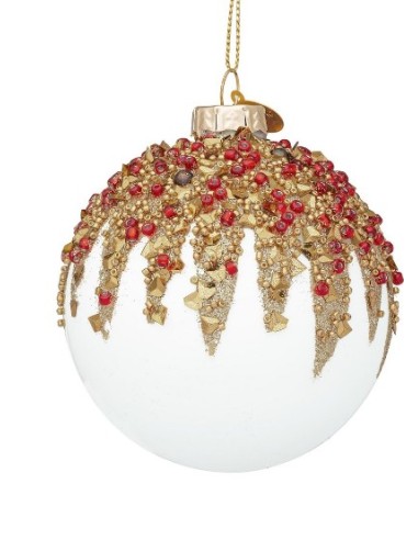 SFERA 0976273 VETRO FIREWORK D8CM BIANCO