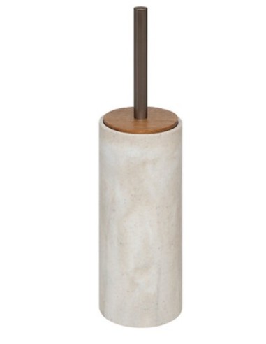 PORTASCOPINO 200160A RESINA 10X37CM BEIGE