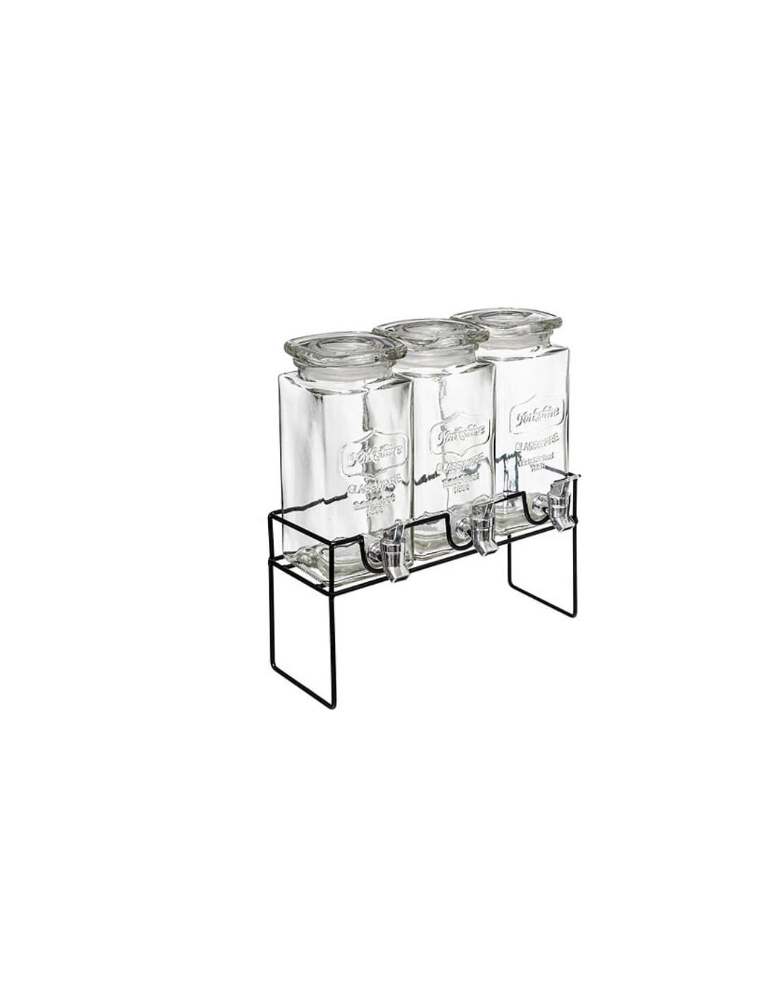 SET 3 DISPENSER 154873 VETRO 1,5LT CON SUPPORTO