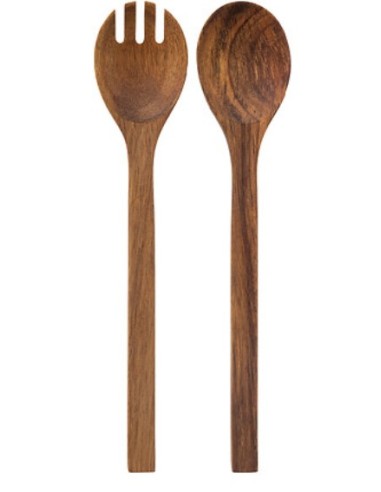 SET 2 POSATE INSALATA 196404 ACACIA 30CM