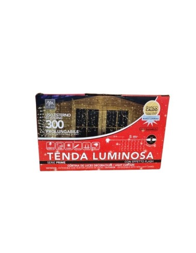 Tenda 300 LED Bianco Caldo con Flash - La Magia di Natale | Shop in Casa