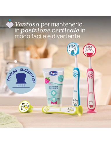 Spazzolino Chicco 3-6 Anni | Igiene Dentale per Bambini