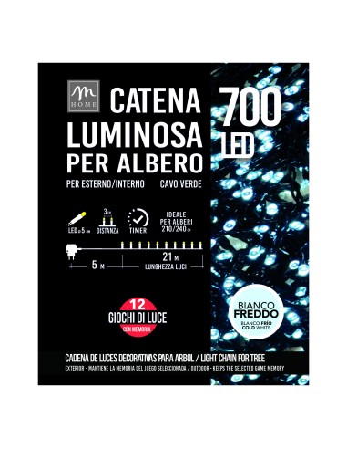 SERIE LUMINOSA 700LED BIANCO FREDDO DA ESTERNO