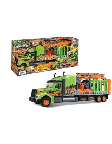 JURASSIC ADVENTURES 11657 CAMION TRASPORTO DINOSAURI