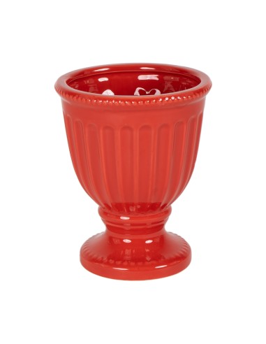 VASO 138628 CERAMICA ROSSO 14X17CM