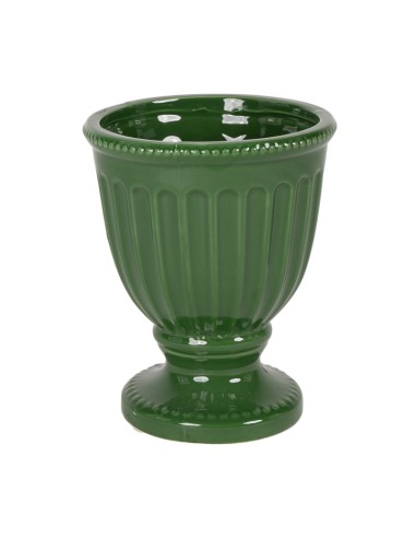 VASO 138626 CERAMICA VERDE 14X17CM