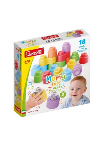 MOMY SOFT 04145 2 SONAGLI CON COSTRUZIONI 18PZ