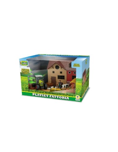 LINEA VERDE 68674 PLAYSET FATTORIA CON TRATTORE