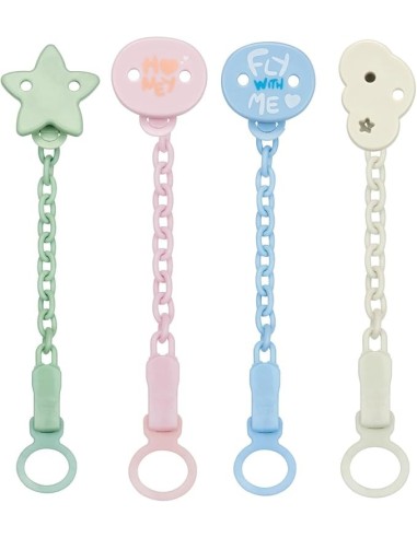 Chicco All You Can Clip - Catenella Portaciuccio Morbida Rosa per Bambina | shopincasa.it