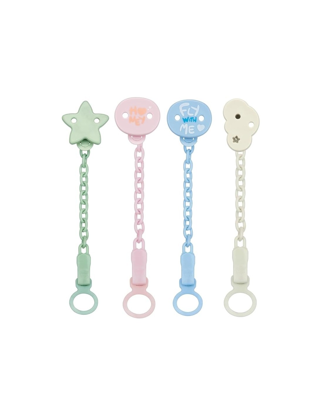 Chicco All You Can Clip - Catenella Portaciuccio Morbida Rosa per Bambina | shopincasa.it