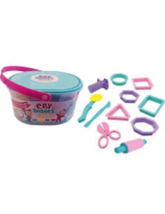 CRY BABIES 45603 SECCHIELLO PASTA MODELLABILE CON ACCESSORI