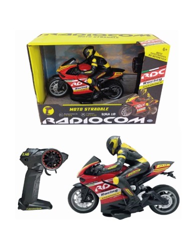 RADIOCOM 40903 R/C MOTO STRADALE 1:10 2,4GHZ